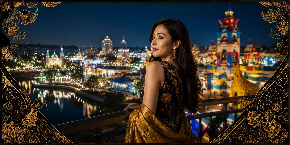 Suasana hiburan kasino eksklusif dengan corak batik Malaysia untuk pemain VIP